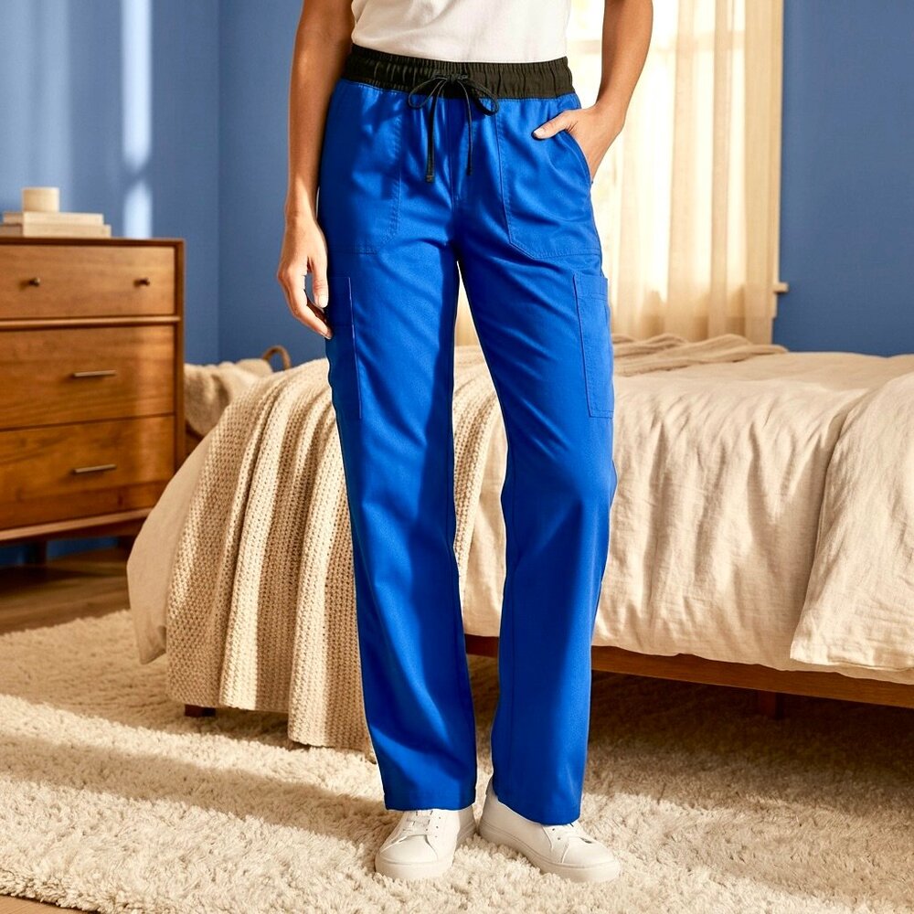 Scrubs Scrubstar Kenya Medical Scrub Pants Five Pockets Electric Blue